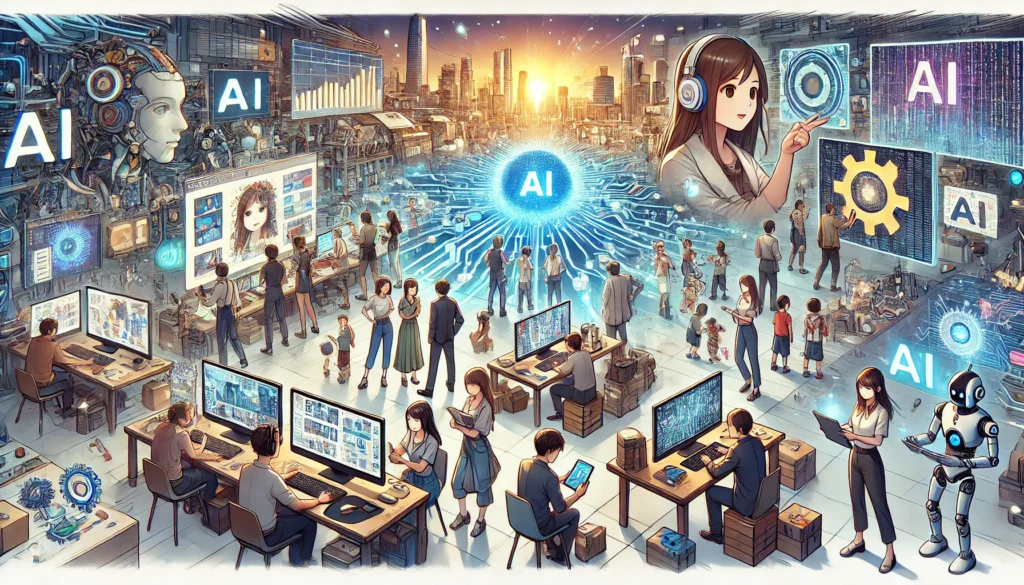 AIから多くの事ができるイメージの画像